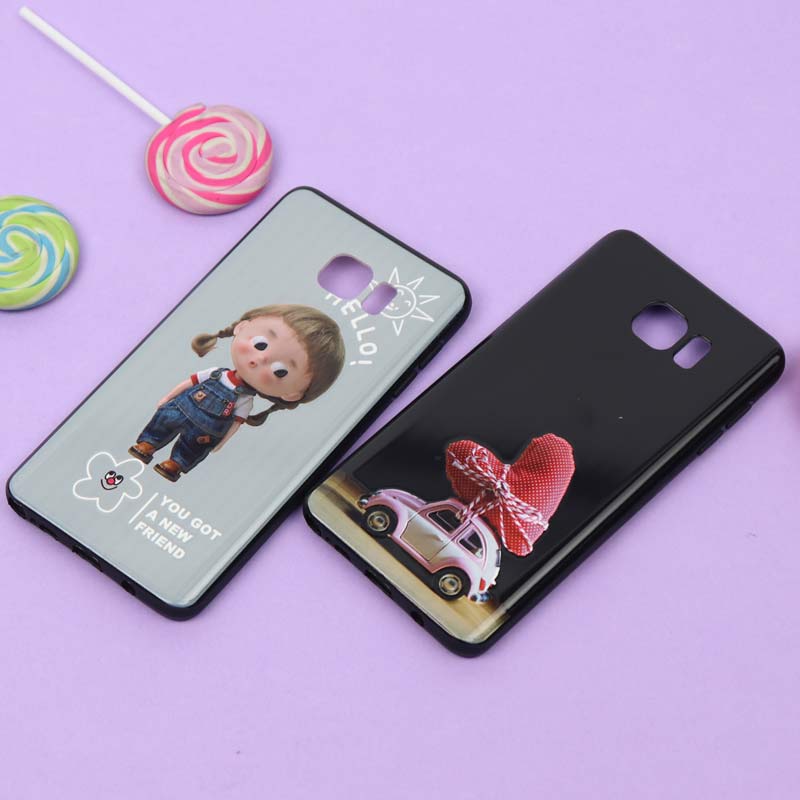 قاب فانتزی برجسته دخترانه سامسونگ Note 5 سری 2