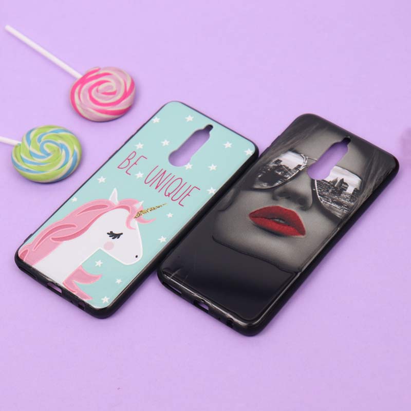 قاب فانتزی برجسته دخترانه شیائومی Mate 10 Lite سری 2