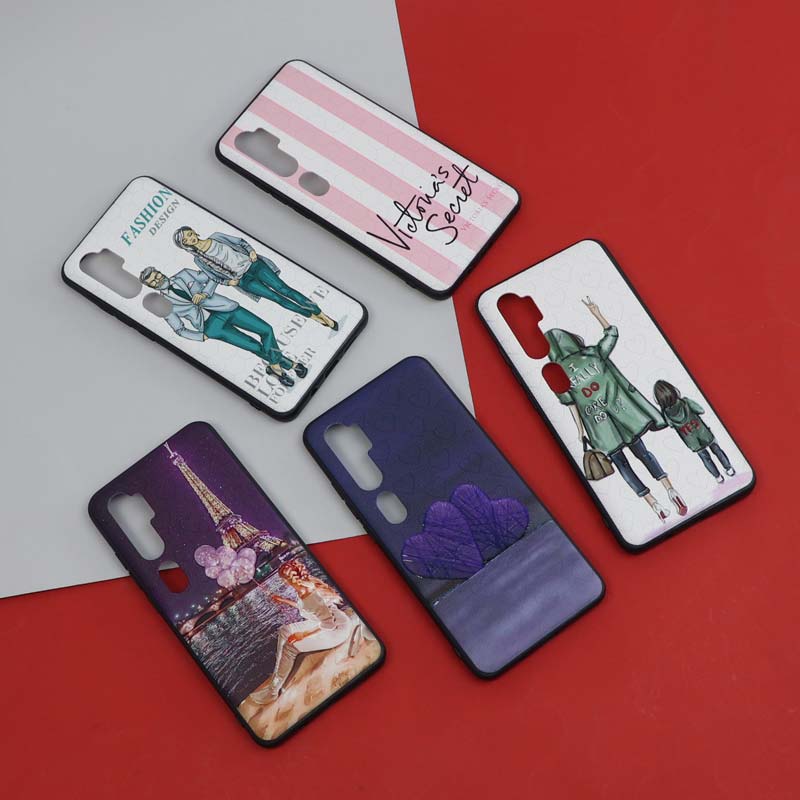 قاب فانتزی برجسته دخترانه شیائومی Mi Note 10 سری 4