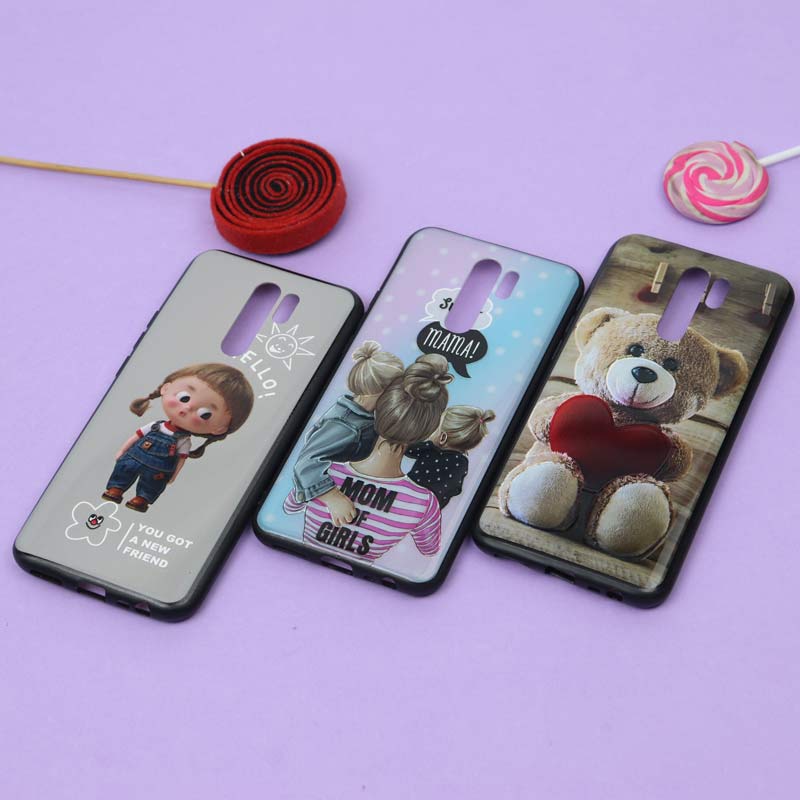 قاب فانتزی برجسته دخترانه شیائومی Redmi 9 سری 2