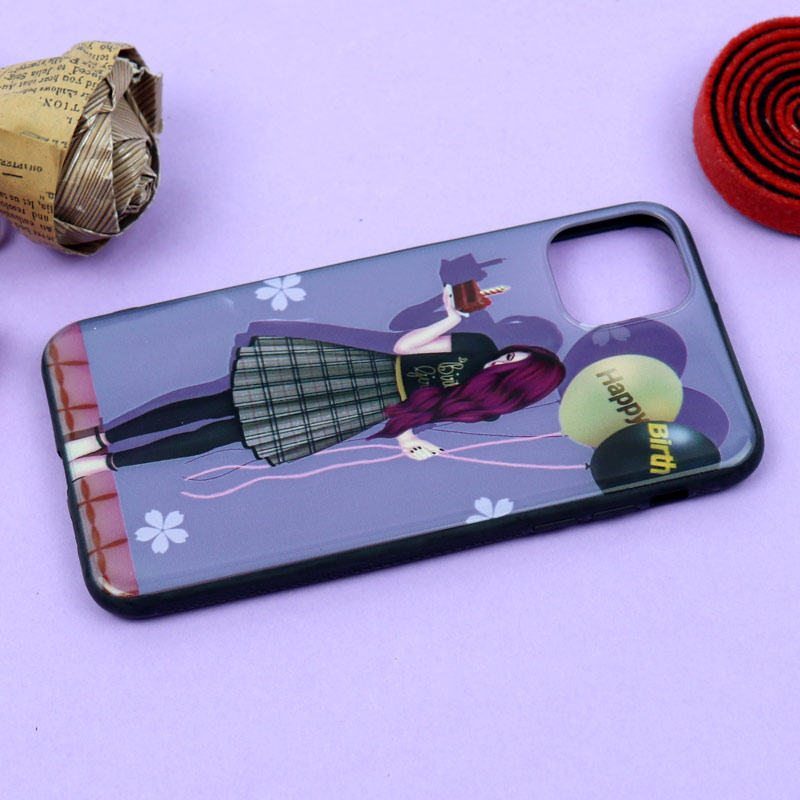 قاب فانتزی برجسته دخترانه آیفون iPhone 11 Pro Max سری 2
