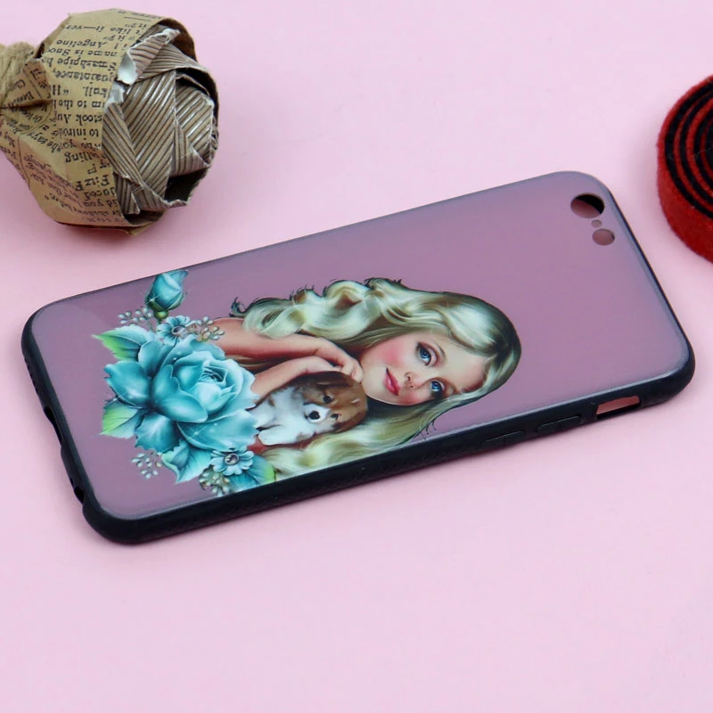 قاب فانتزی برجسته دخترانه آیفون iPhone 6/6s سری 2