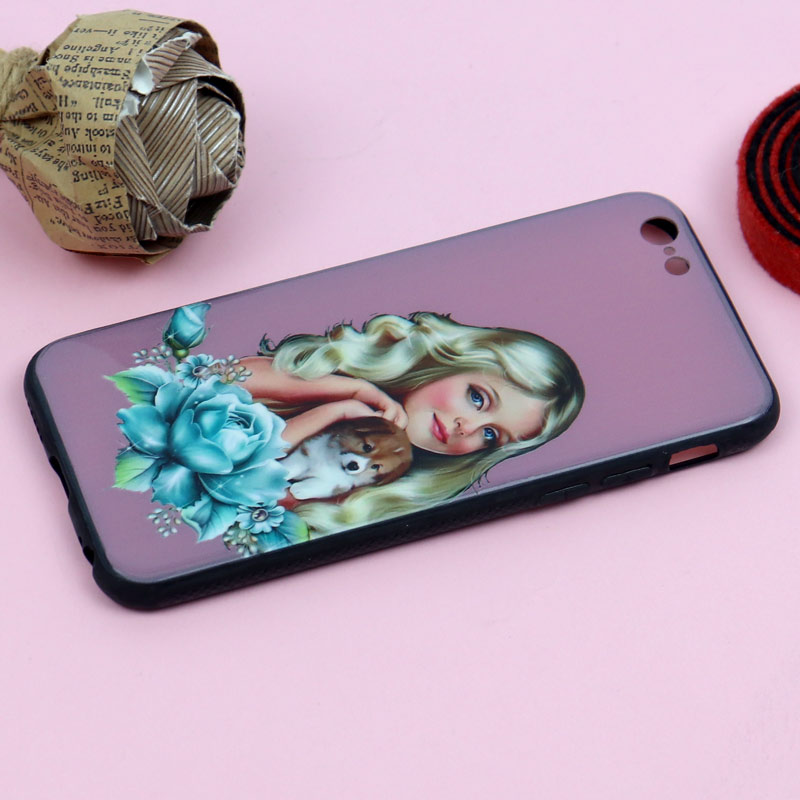 قاب فانتزی برجسته دخترانه آیفون iPhone 6/6s سری 2