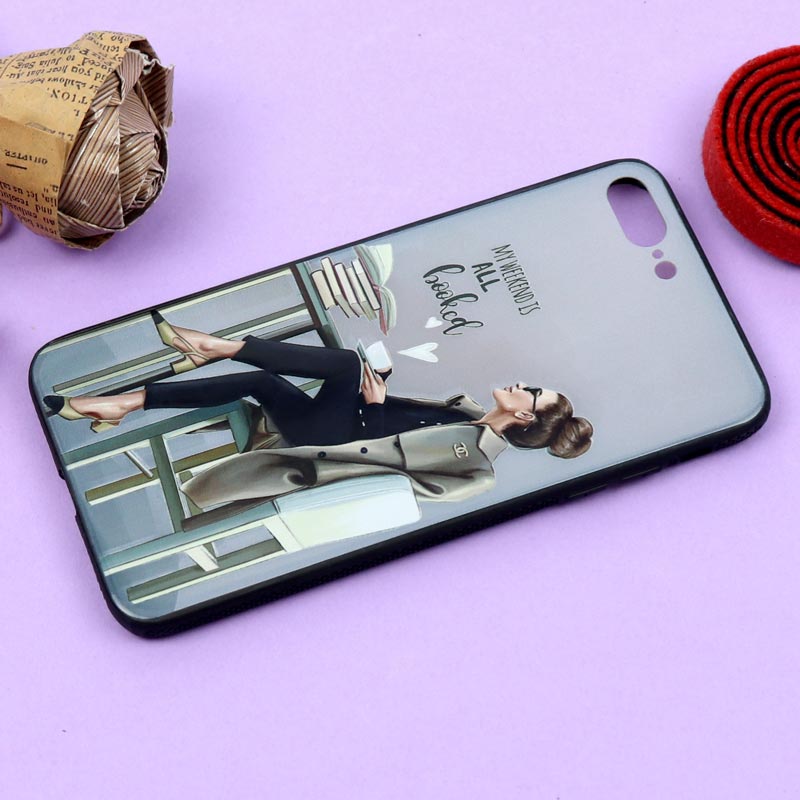 قاب فانتزی برجسته دخترانه آیفون iPhone 7 Plus / 8 Plus سری 2