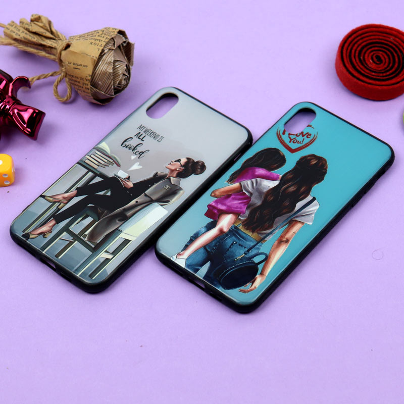 قاب فانتزی برجسته دخترانه آیفون iPhone XS Max سری 2