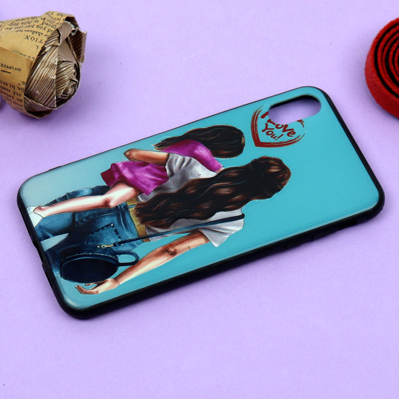 قاب فانتزی برجسته دخترانه آیفون iPhone XS Max سری 2