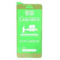 گلس سرامیکی براق Samsung A5 2016 طلایی