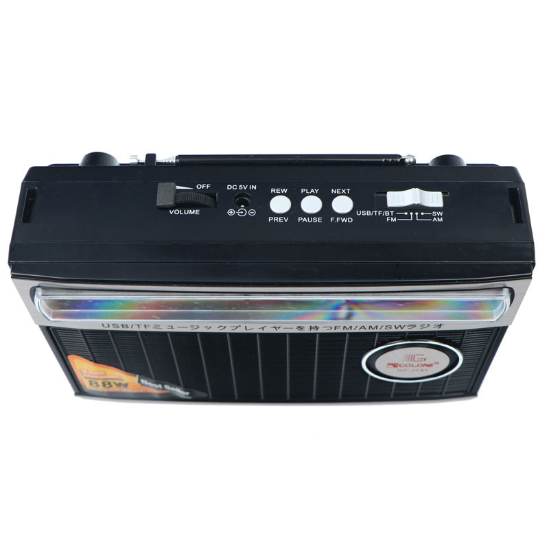 رادیو اسپیکر بلوتوثی رم و فلش خور Golon ICF-25BT
