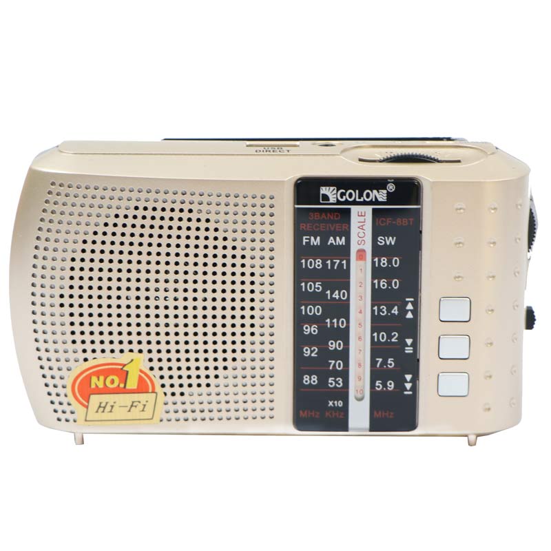 رادیو اسپیکر بلوتوثی رم و فلش خور Golon ICF-8BT
