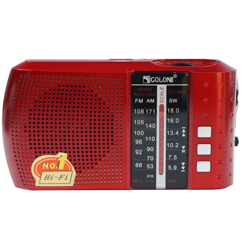 رادیو اسپیکر بلوتوثی رم و فلش خور Golon ICF-8BT