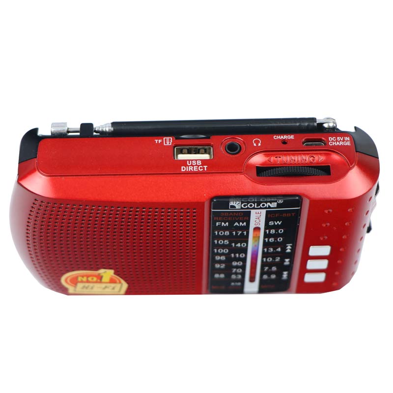 رادیو اسپیکر بلوتوثی رم و فلش خور Golon ICF-8BT