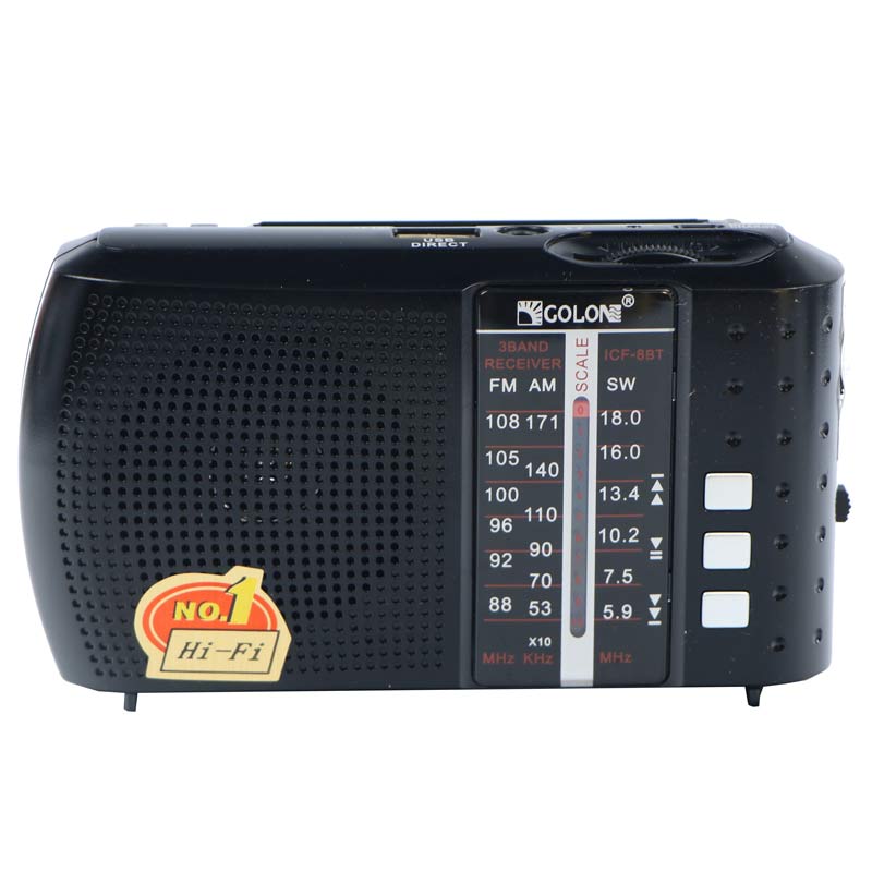 رادیو اسپیکر بلوتوثی رم و فلش خور Golon ICF-8BT