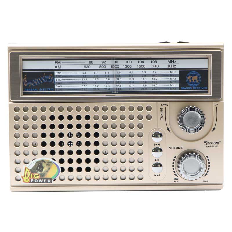 رادیو اسپیکر بلوتوثی رم و فلش خور Golon RX-BT636S