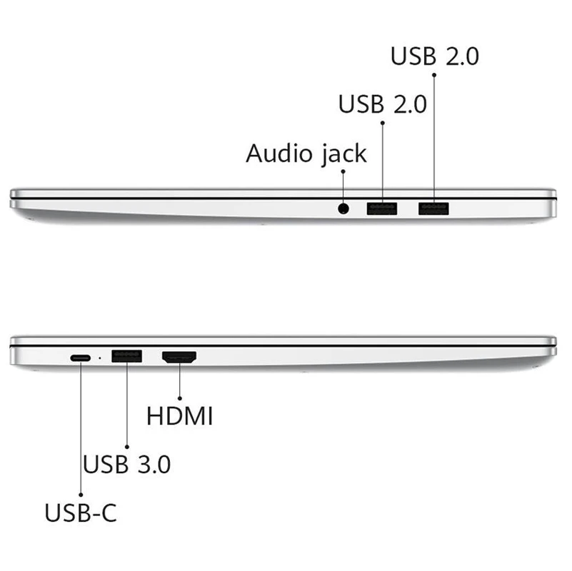 لپ تاپ Huawei D15 i5 (10210U) 8GB 1TB+256GB SSD NVIDIA 2GB 15.6" FHD