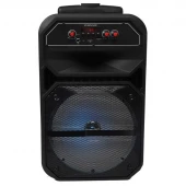 اسپیکر چمدانی بلوتوثی رم و فلش خور JBK-0809 + میکروفون و ریموت کنترل