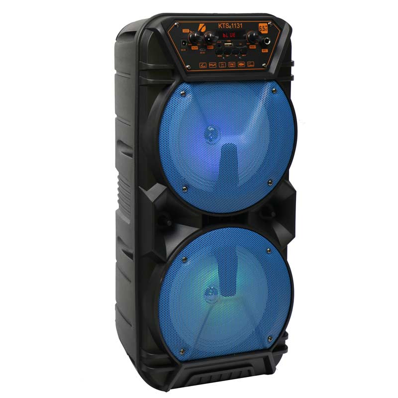 اسپیکر بلوتوثی رم و فلش خور KTS-1131 + میکروفون و ریموت کنترل