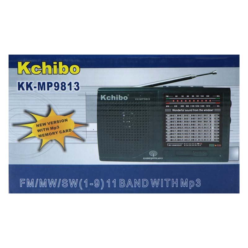 رادیو اسپیکر رم و فلش خور Kchibo KK-MP9813