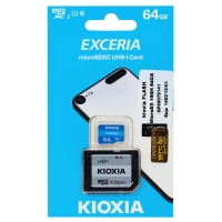 رم میکرو 64 گیگ کیوکسیا Kioxia EXCERIA U1 C10 100MB/s + خشاب