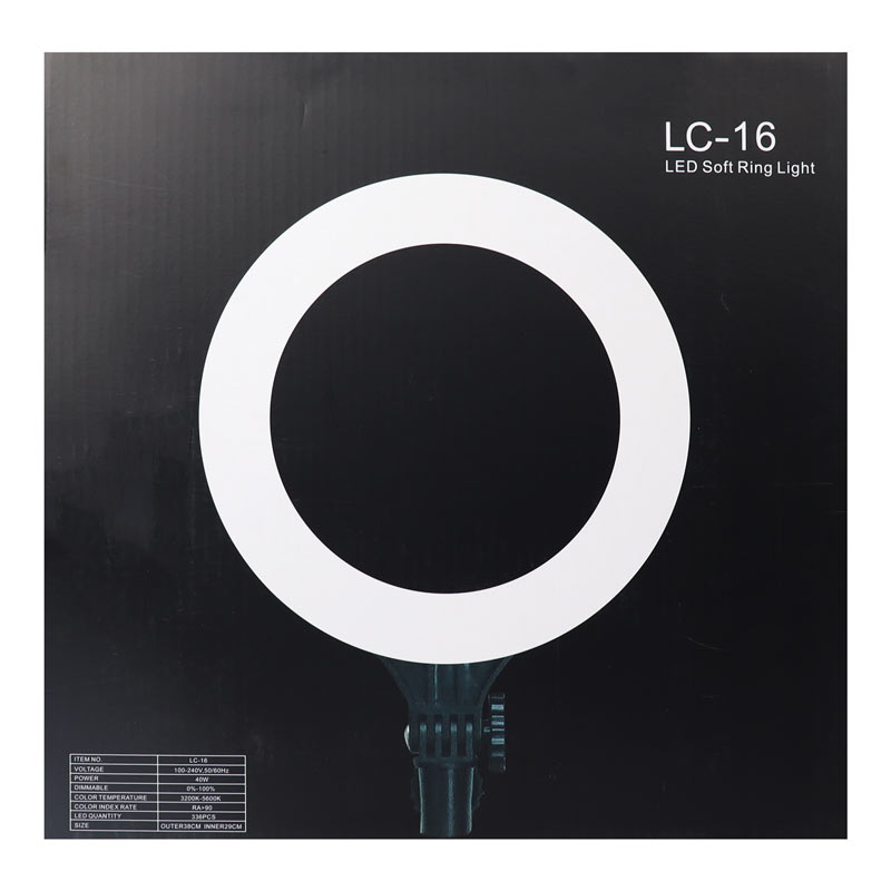 رینگ لایت پایه دار LC-16