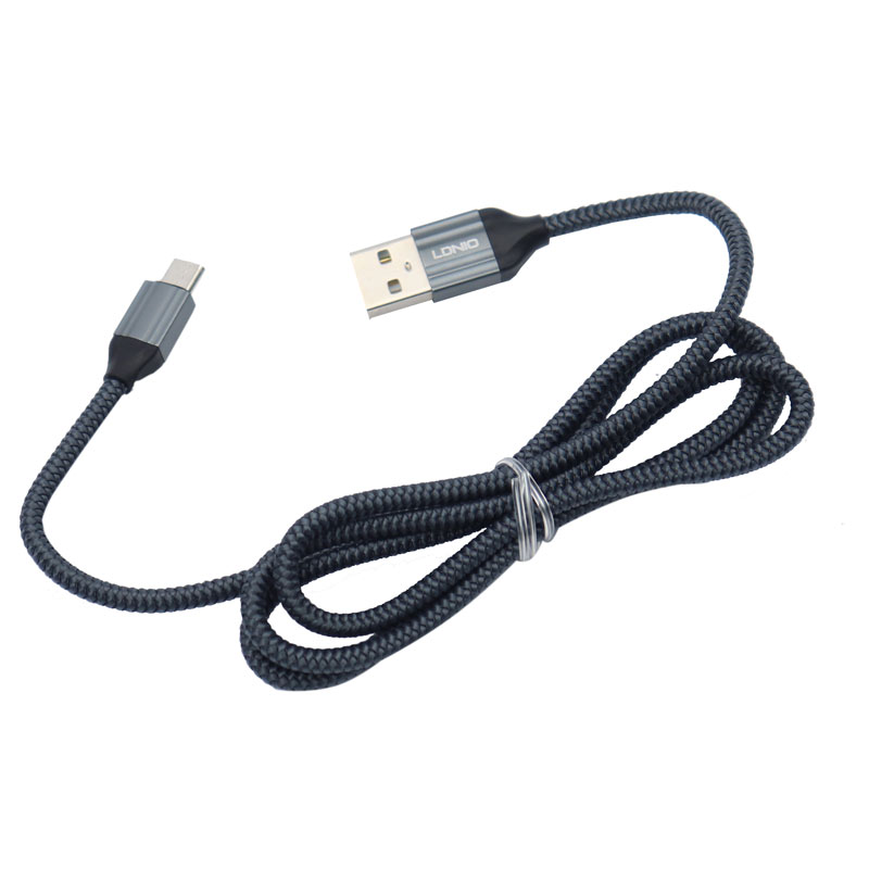کابل میکرو یو اس بی LDNIO LS431 2.4A 1m