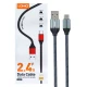کابل تایپ سی 2.4 آمپر الدینیو LS431 طول 1 متر