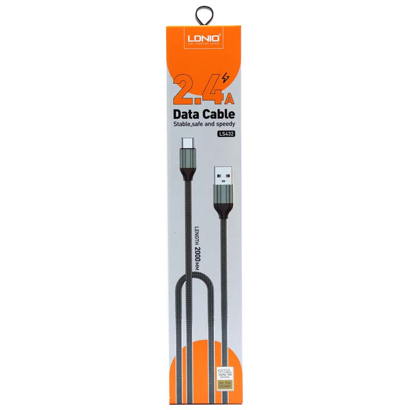 کابل آیفونی LDNIO LS432 2.4A 2m