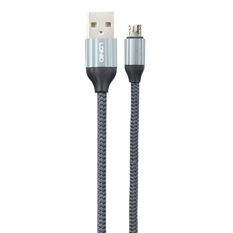 کابل میکرو یو اس بی LDNIO LS432 2.4A 2m