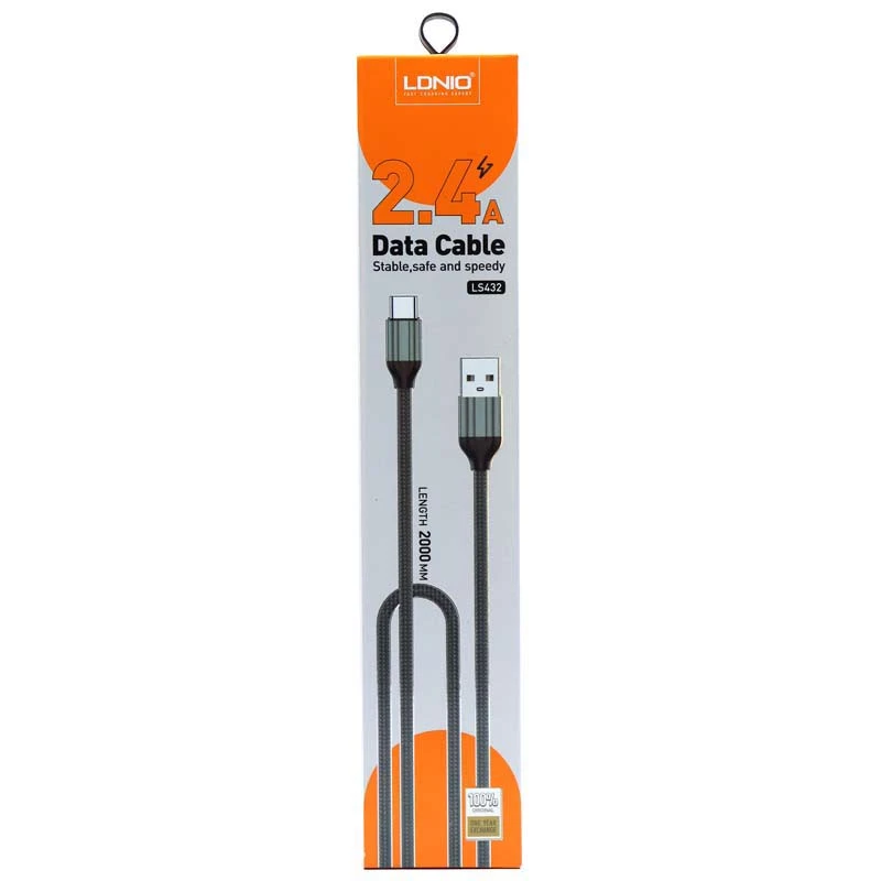 کابل LDNIO LS432 2.4A 2m Type-C