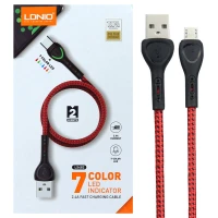 کابل کنفی میکرو یو اس بی LDNIO LS482 2.4A 2m