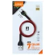 کابل کنفی میکرو یو اس بی LDNIO LS482 2.4A 2m