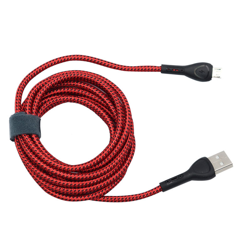 کابل کنفی میکرو یو اس بی LDNIO LS482 2.4A 2m