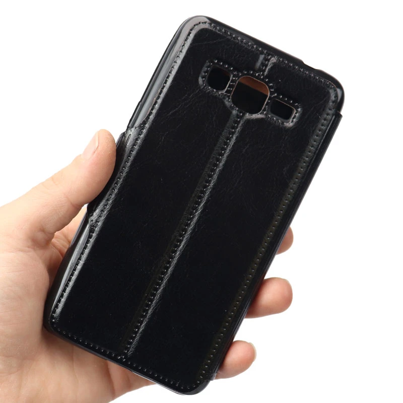 کیف چرمی سامسونگ Galaxy Grand Prime مشکی