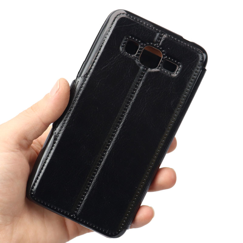 کیف چرمی سامسونگ Galaxy Grand Prime مشکی