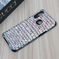 قاب چرمی پوست ماری هفت رنگ Samsung A10s