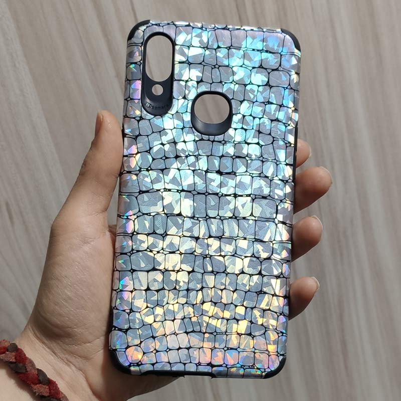 قاب چرمی پوست ماری هفت رنگ Samsung A10s