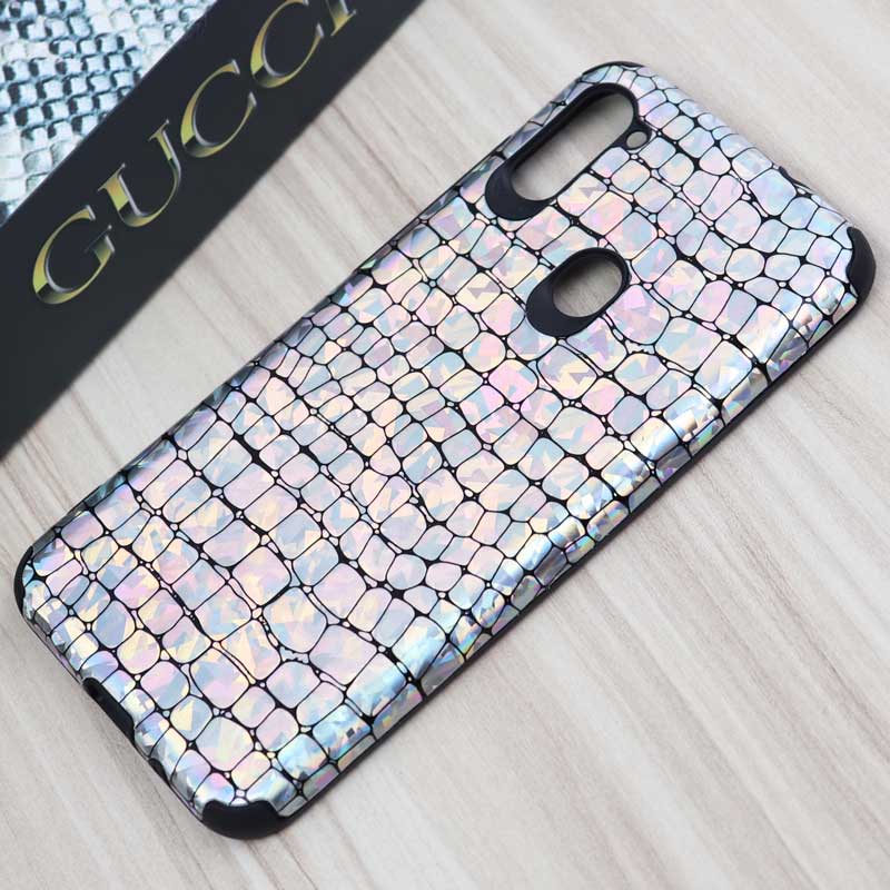 قاب چرمی پوست ماری هفت رنگ Samsung A11