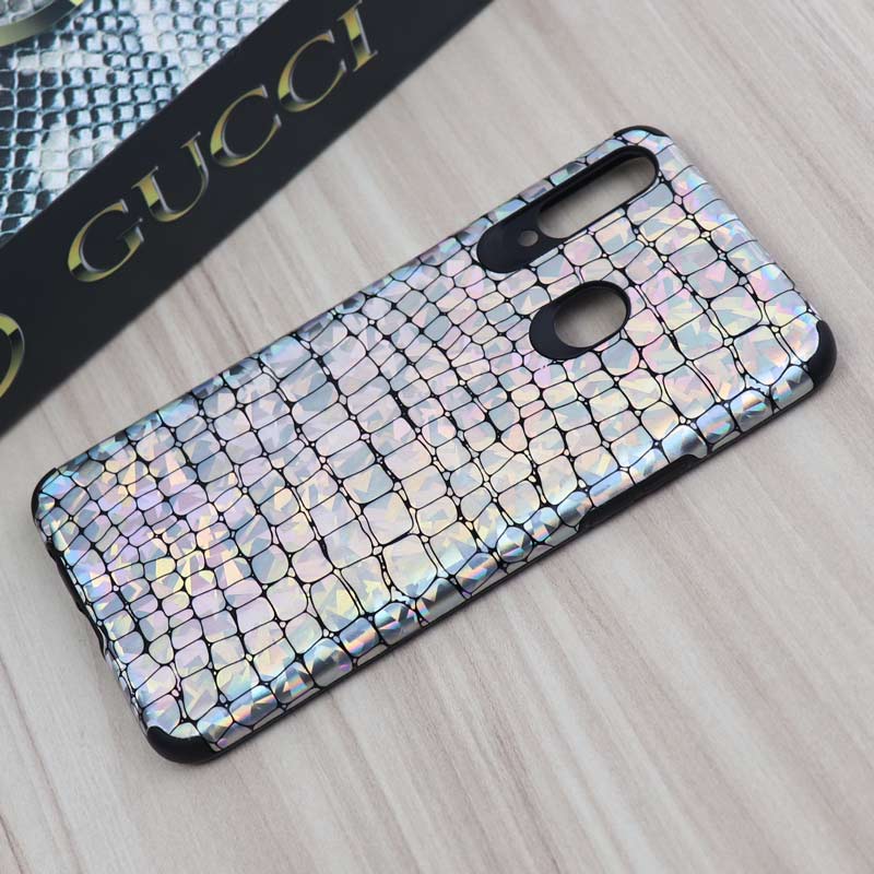 قاب چرمی پوست ماری هفت رنگ Samsung A20s