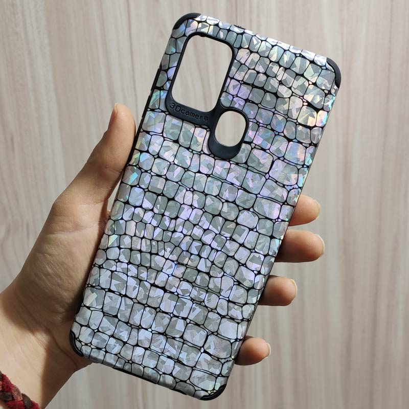 قاب چرمی پوست ماری هفت رنگ Samsung A21s