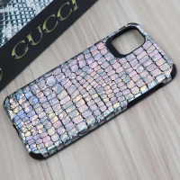 قاب چرمی پوست ماری هفت رنگ iPhone 11 Pro Max
