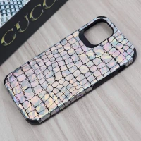 قاب چرمی پوست ماری هفت رنگ iPhone 12 Mini
