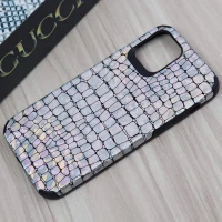 قاب چرمی پوست ماری هفت رنگ iPhone 12 Pro