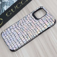 قاب چرمی پوست ماری هفت رنگ iPhone 12 Pro Max