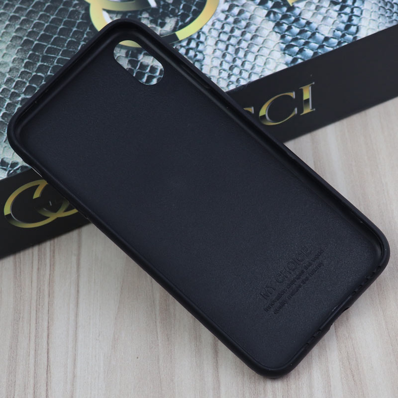 قاب چرمی پوست ماری هفت رنگ iPhone XS Max