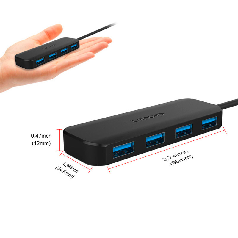 هاب 4 پورت USB3.0 لنوو A601 کد 2