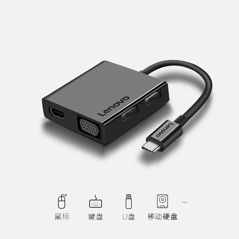 هاب 6 پورت Type-C لنوو C120