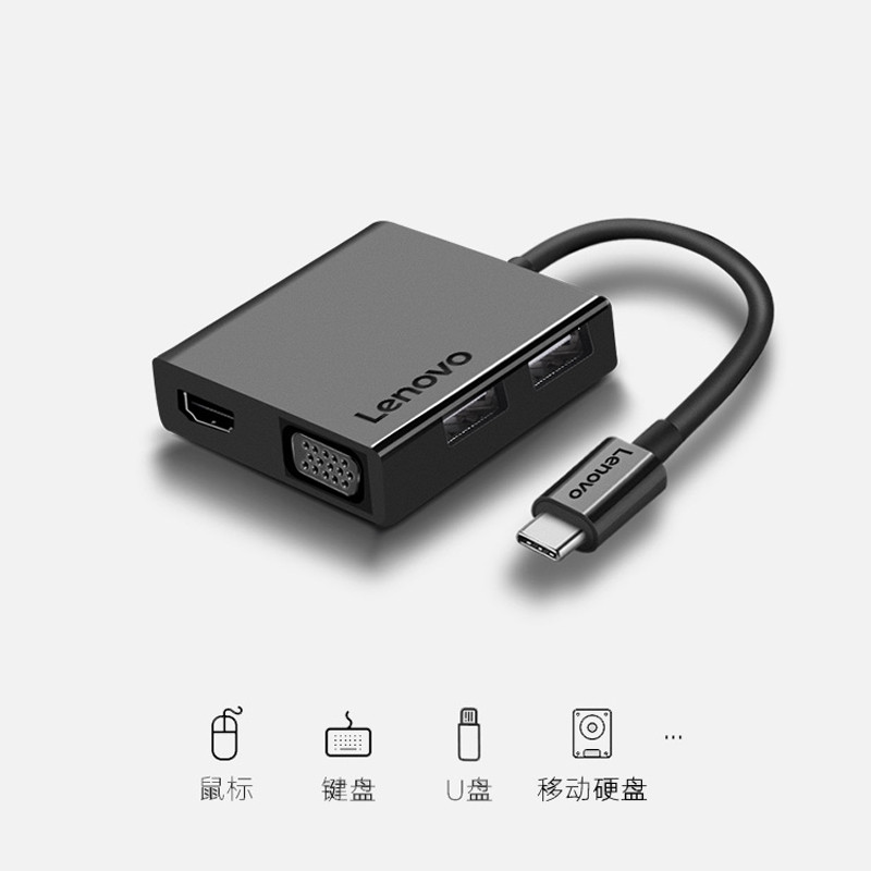 هاب 6 پورت Type-C لنوو C120