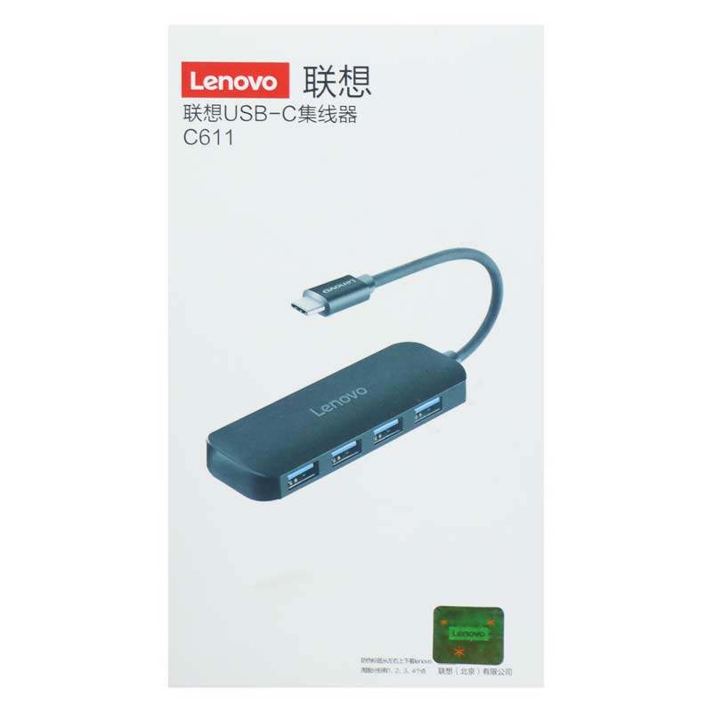 مبدل لنوو Lenovo C611 Type-C 4Ports USB3.0