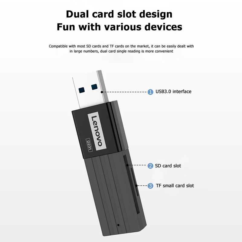 رم ریدر Lenovo D231 USB 3.0