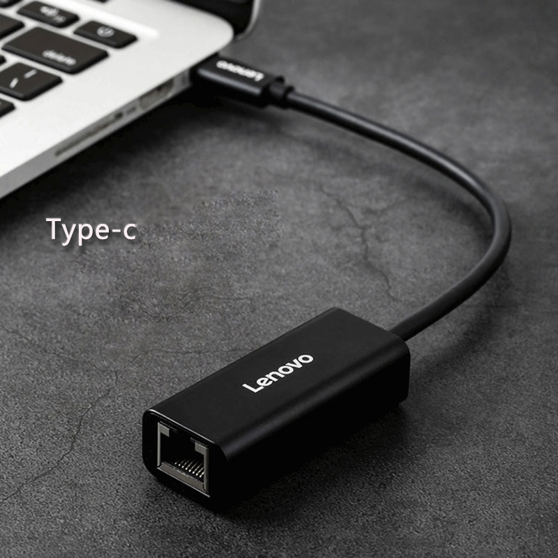 مبدل کارت شبکه Lenovo LX0804 Type-C to LAN
