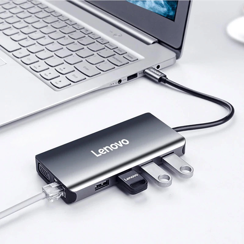 هاب 8 پورت USB3.0 لنوو LX0808